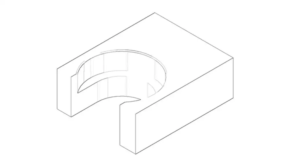 DORNBRACHT Halter für Kneippschlauch ERSATZTEILE 091720023 60 x 45 x 20 mm Weiß matt, 091720023-10 Galeriebild 1